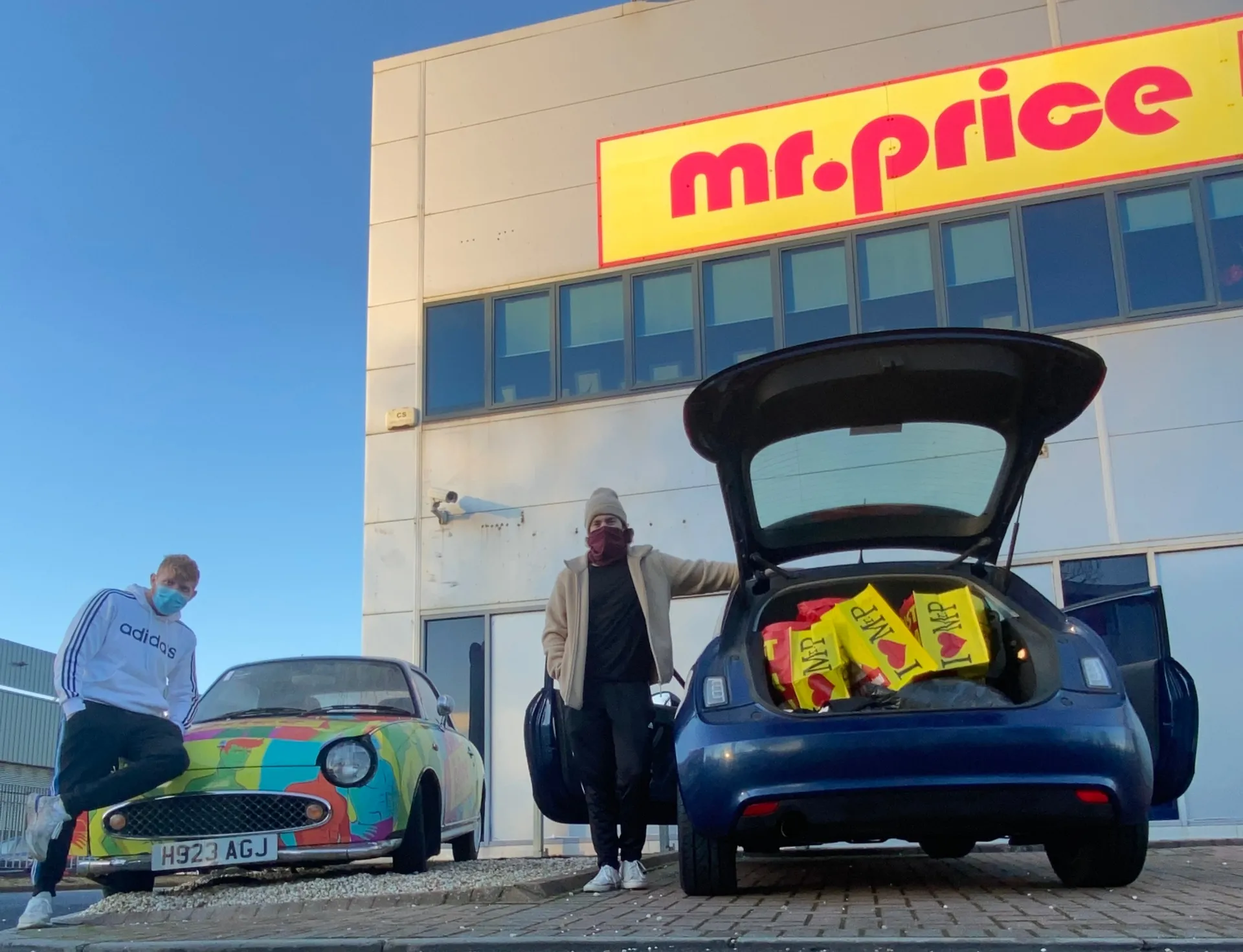 Loading up at Mr. Price during COVID